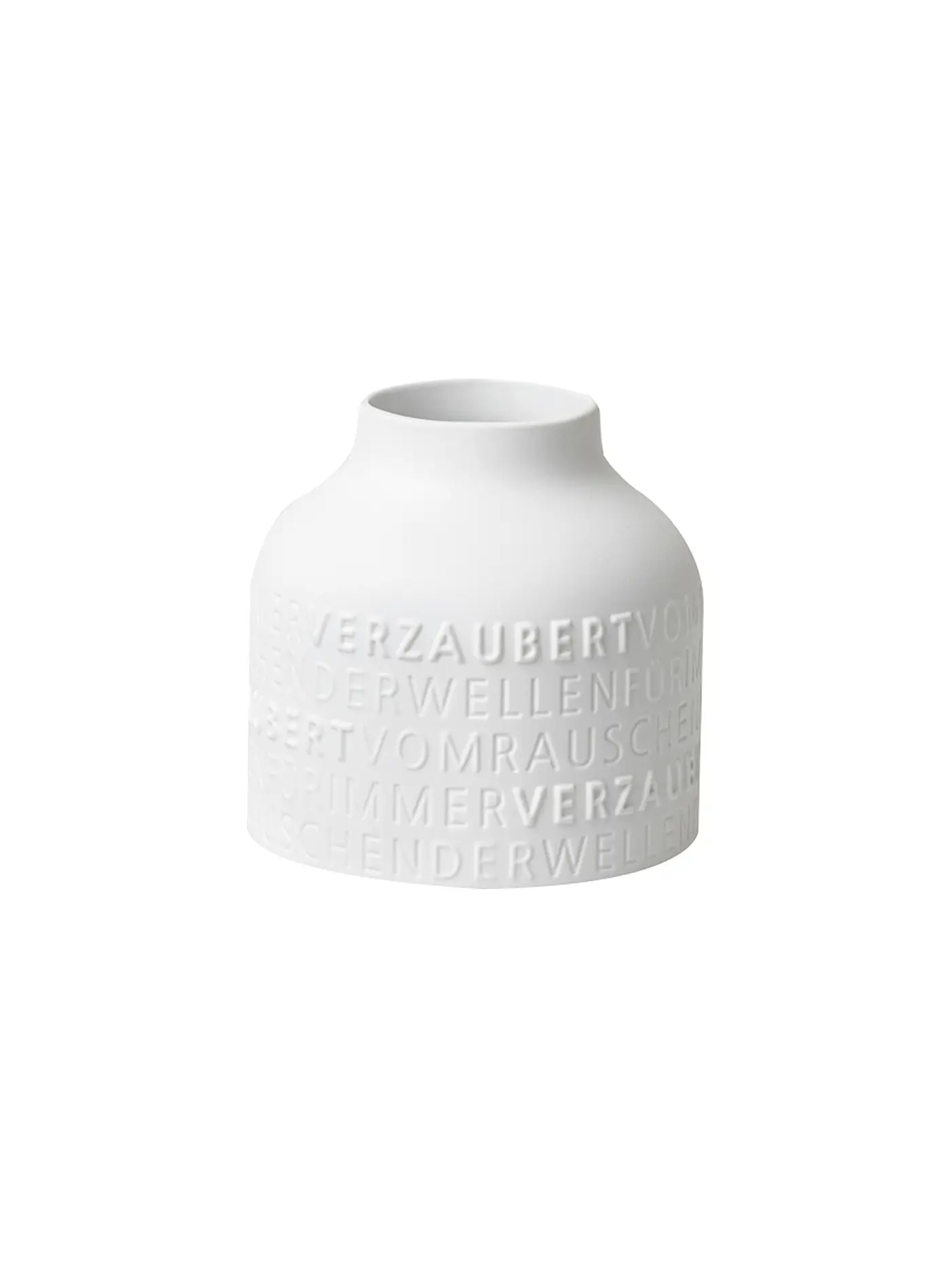 RAEDER | Vase FÜR IMMER VERZAUBERT 17,5x17cm Weiss | 